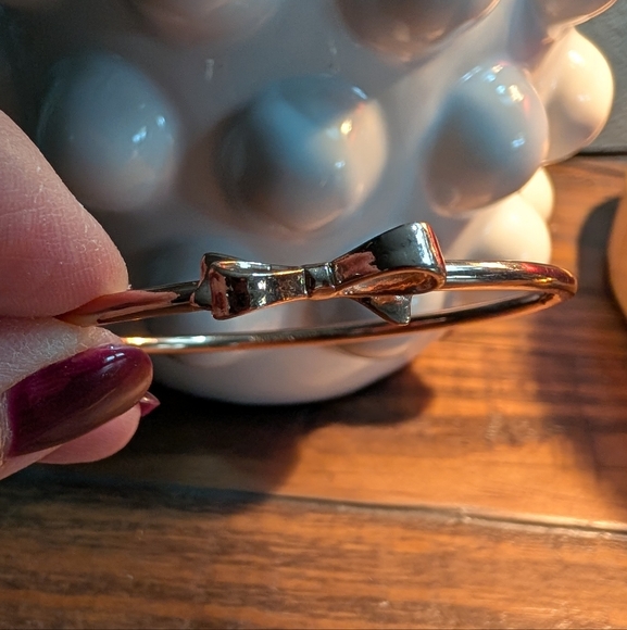 Kate Spade Rose Gold Bow Bracelet - Picture 1 of 5